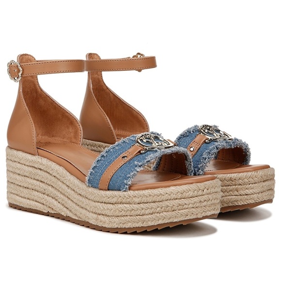 SAM AND LIBBY Women's Colbie Wedge Sandal Size 7 NEW - Picture 15 of 16